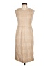 St. John Tweed Tan Cocktail Dress Size 10 - photo 1