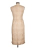 St. John Tweed Tan Cocktail Dress Size 10 - photo 2