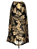 Jessica 100% Polyester Tropical Gold Casual Skirt Size 10 - photo 2