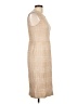 St. John Tweed Tan Cocktail Dress Size 10 - photo 4