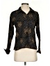 Habitat Paisley Black Long Sleeve Blouse Size S - photo 1