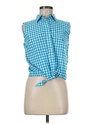 Lauren by Ralph Lauren Sleeveless Button-Down Shirt (view 1)