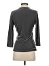 Soft Surroundings Gray 3/4 Sleeve Top Size XS - photo 2