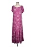 Perceptions Paisley Purple Casual Dress Size L - photo 1