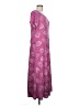 Perceptions Paisley Purple Casual Dress Size L - photo 4
