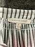 Lucky & Coco 100% Polyester Stripes Silver Short Sleeve Blouse Size XL - photo 7