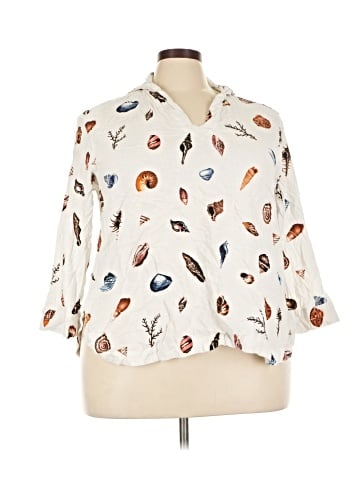 Jane and Delancey 3/4 Sleeve Blouse (view 1)