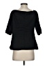 Theory Black 3/4 Sleeve Top Size S - photo 2