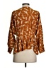 Anthropologie Brown 3/4 Sleeve Blouse Size S - photo 2