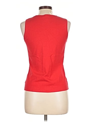 August Silk Sleeveless T-Shirt (view 2)