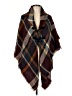 Apt. 9 100% Acrylic Burgundy Poncho One size - photo 1