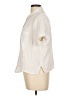 Old Navy 100% Cotton Solid Ivory Short Sleeve Blouse Size L - photo 5
