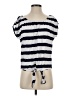 Ann Taylor 100% Polyester Blue Sleeveless T-Shirt Size S - photo 1