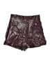 Le Lis Metallic Burgundy Shorts Size M - photo 1