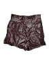 Le Lis Metallic Burgundy Shorts Size M - photo 2