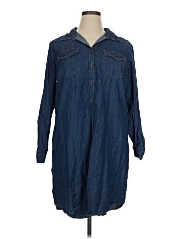 Millenium 3/4 Sleeve Button-Down Shirt (view 1)