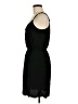 Aqua 100% Polyester Solid Black Casual Dress Size M - photo 5