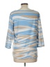 Ruby Rd. Blue 3/4 Sleeve Top Size L - photo 2