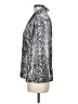 Free People 100% Polyester Print Silver Blazer One size - photo 5