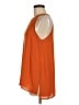 Lush 100% Polyester Orange Sleeveless T-Shirt Size M - photo 5