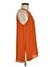 Lush 100% Polyester Orange Sleeveless T-Shirt Size M - photo 4