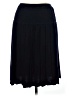 Andrea Jovine 100% Wool Solid Black Wool Skirt One size - photo 1