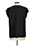 DR2 100% Polyester Black Short Sleeve Blouse Size L - photo 2