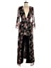 Miss Avenue 100% Polyester Black Jumpsuit Size M - photo 1
