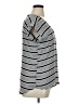 My Michelle 100% Polyester Stripes Black Short Sleeve Top Size XL - photo 4