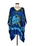 Unbranded 100% Polyester Blue Poncho One size - photo 1