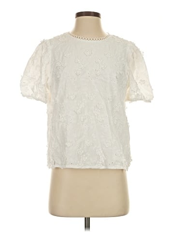 Adrianna Papell Short Sleeve Blouse (view 1)