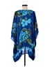 Unbranded 100% Polyester Blue Poncho One size - photo 2