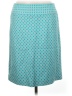 Talbots 100% Cotton Argyle Teal Casual Skirt Size 6 Petite - photo 1