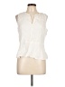 Theory Ivory Sleeveless Blouse Size L - photo 1
