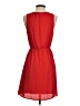 Everly 100% Polyester Solid Red Casual Dress Size S - photo 2