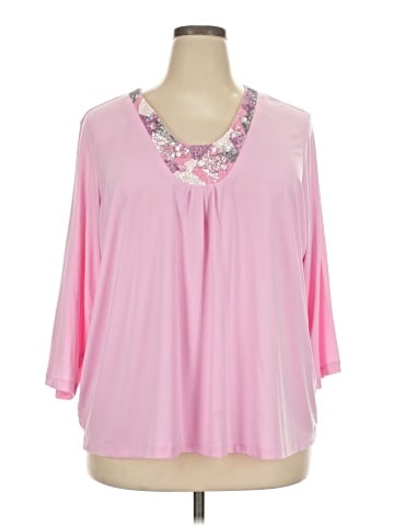 Mary McFadden 3/4 Sleeve Blouse (view 1)