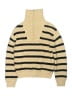 Zara Stripes Gold Tan Turtleneck Sweater Size 13 - 14 - photo 1