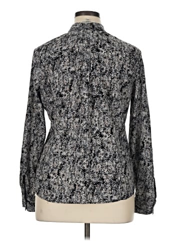 Dana Buchman Long Sleeve Blouse (view 2)