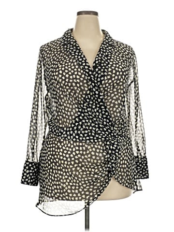 Bar III Long Sleeve Blouse (view 1)