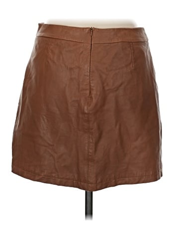 Cupcakes & Cashmere Leather Skirt (view 2)