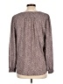 Fun2Fun 100% Polyester Animal Print Brown Long Sleeve Blouse Size L - photo 2
