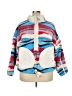 JoyLab 100% Recycled Polyester Stripes White Snow Jacket Size XXL - photo 1