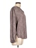 Fun2Fun 100% Polyester Animal Print Brown Long Sleeve Blouse Size L - photo 4
