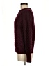 Ann Taylor Chevron-herringbone Burgundy Pullover Sweater Size M - photo 5