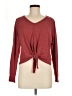 Paper Crane Burgundy Long Sleeve Top Size M - photo 1