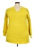 Lane Bryant 100% Acrylic Yellow Pullover Sweater Size 18 - 20 Plus - photo 1