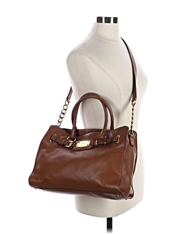 MICHAEL Michael Kors Leather Satchel (view 2)
