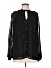 Trina Turk 100% Polyester Stars Black Long Sleeve Blouse Size M - photo 1