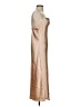 Bebe 100% Polyester Metallic Tan Cocktail Dress Size S - photo 4