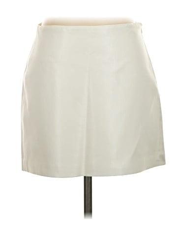 A Gold E Faux Leather Skirt (view 1)